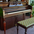 1950 Mason & Hamlin console piano, flame mahogany - Upright - Console Pianos